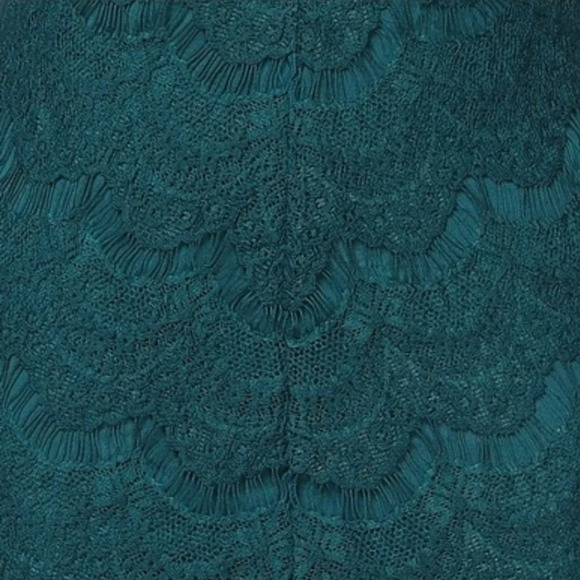 Free People Intimately Womans Macrame Mini Dress in Deep Jade‎ Size XS - Picture 9 of 9